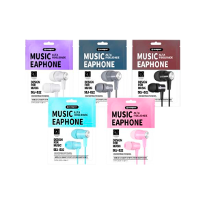 FONE DE OUVIDO COM MICROFONE E BOTÃO PARA ATENDER CHAMADAS (SEJ-B22)